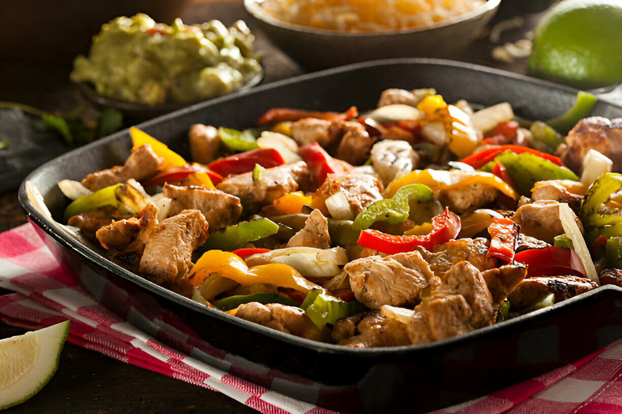 30 Minute Sheet Pan Chicken Fajitas