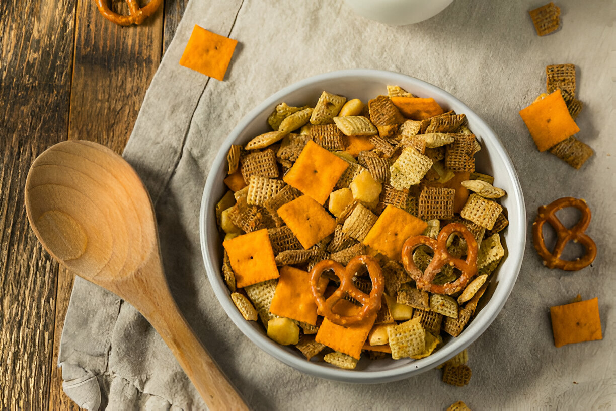 Addicting Toffee Chex Mix Recipe