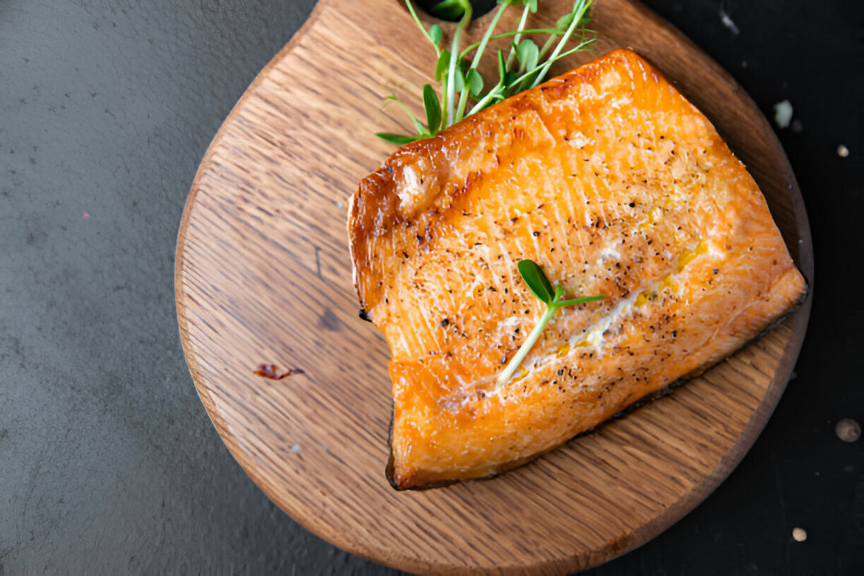 Air Fryer Honey Garlic Salmon