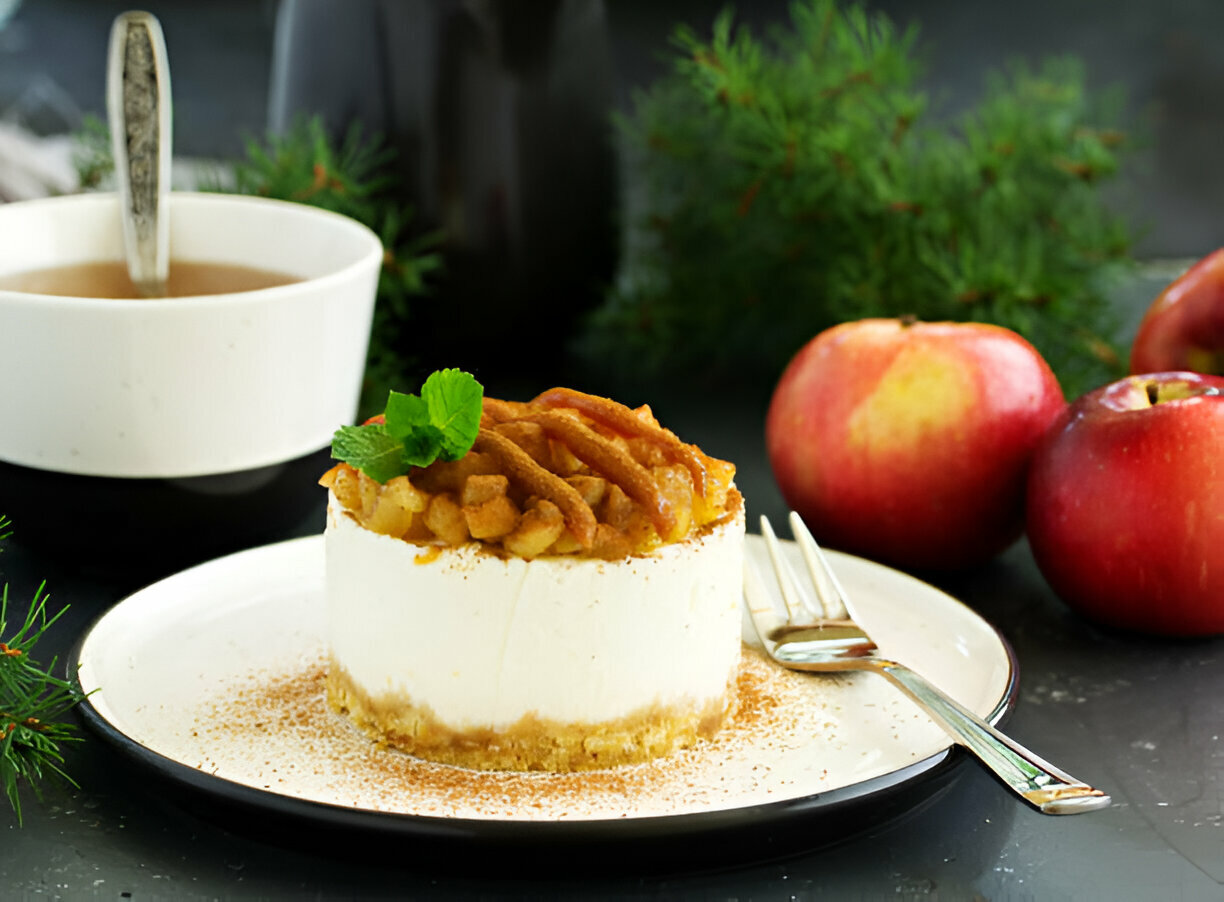 Apple Cider Cheesecake