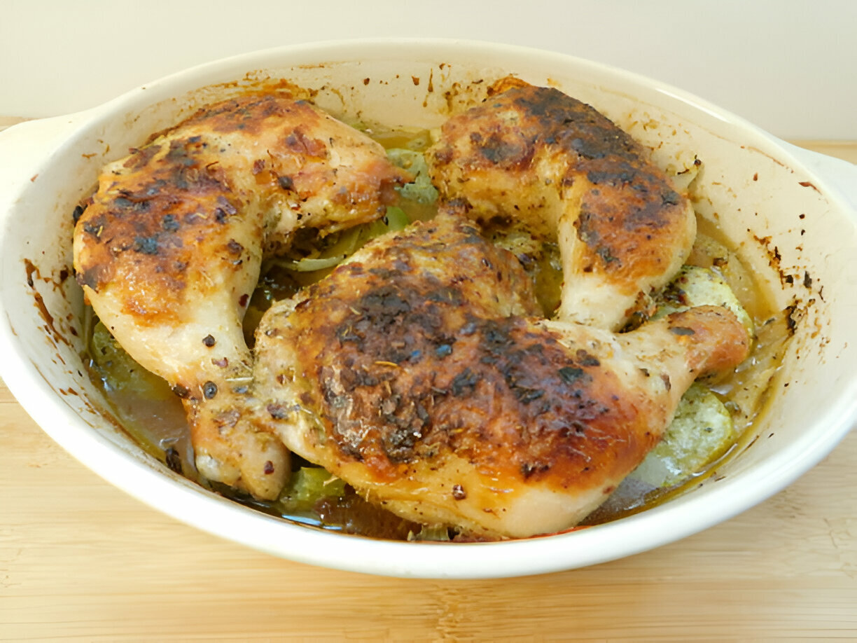 Baked Garlic Brown Sugar Chicken