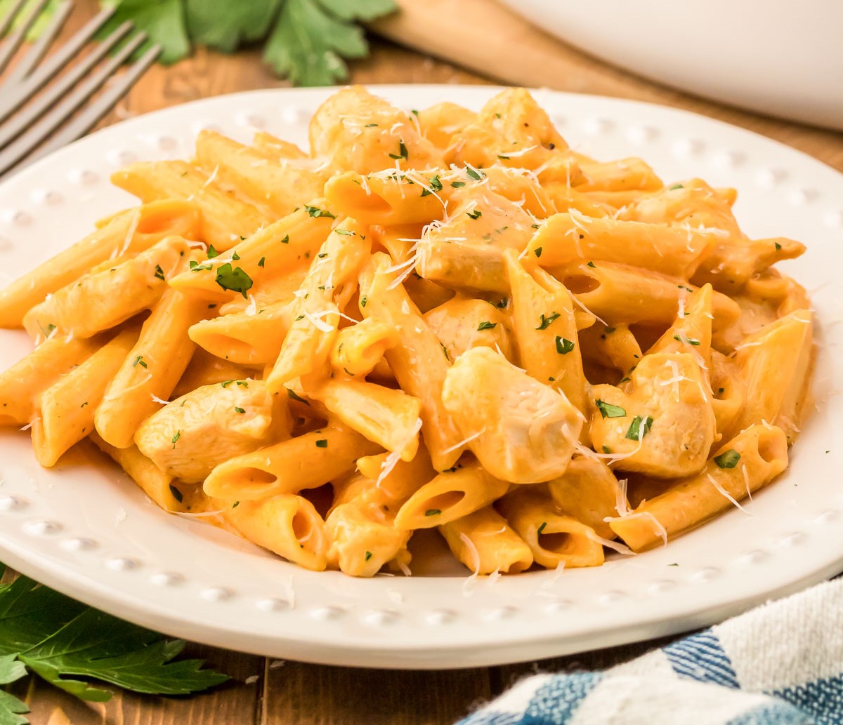 Buffalo Chicken Alfredo Penne