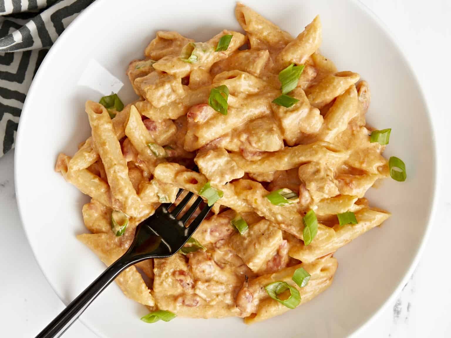 Buffalo Chicken Alfredo Penne