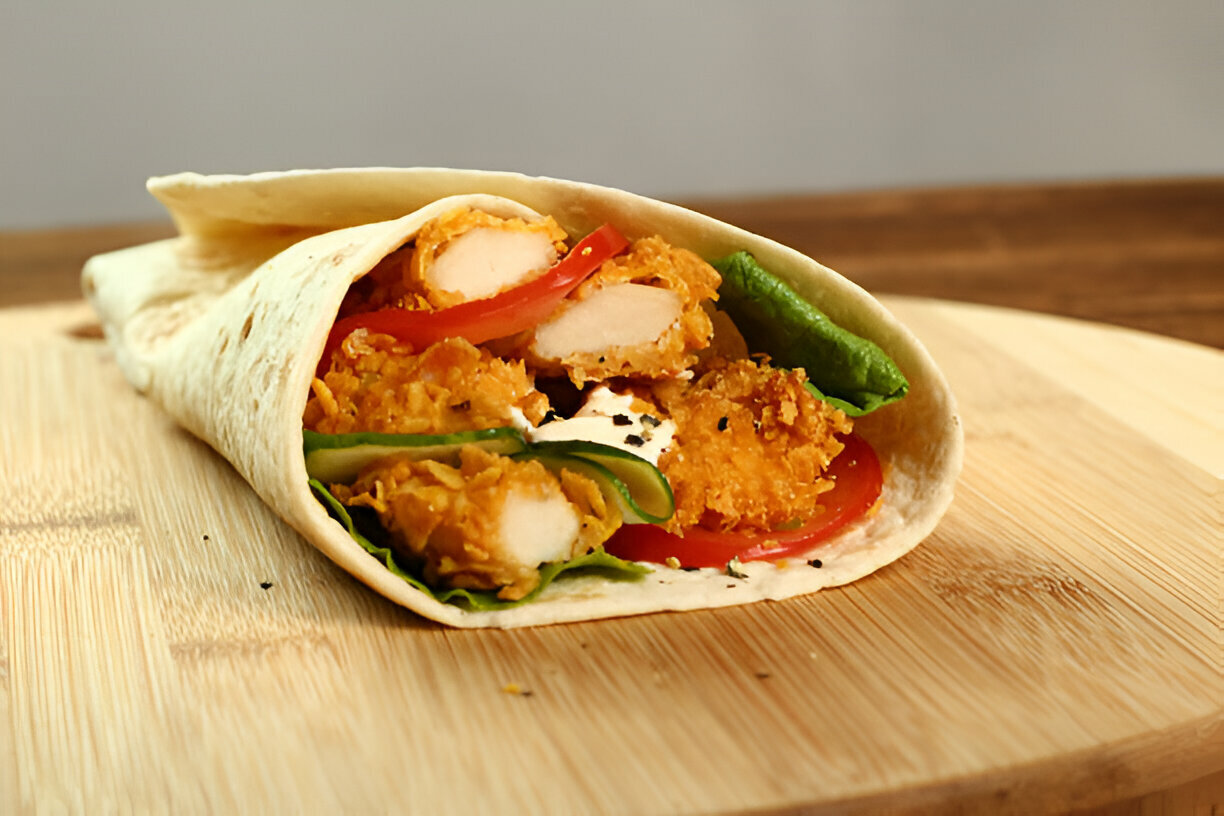 Buffalo Tofu Wrap