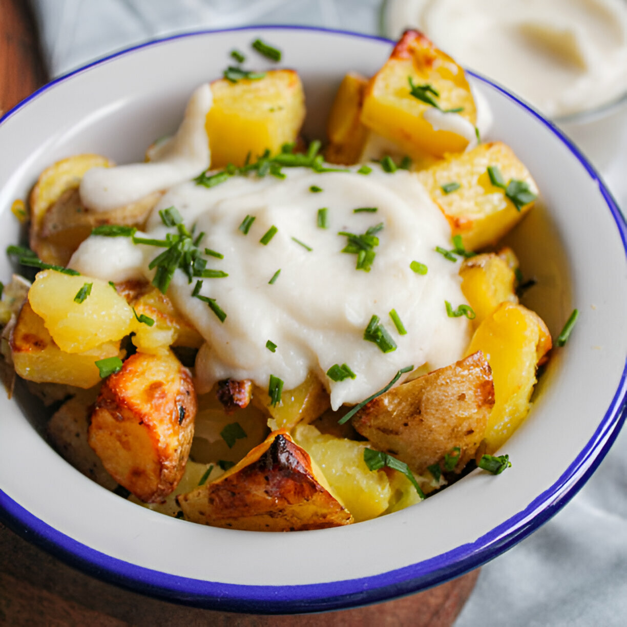 Cheesy Ranch Oven Roasted Potatoes