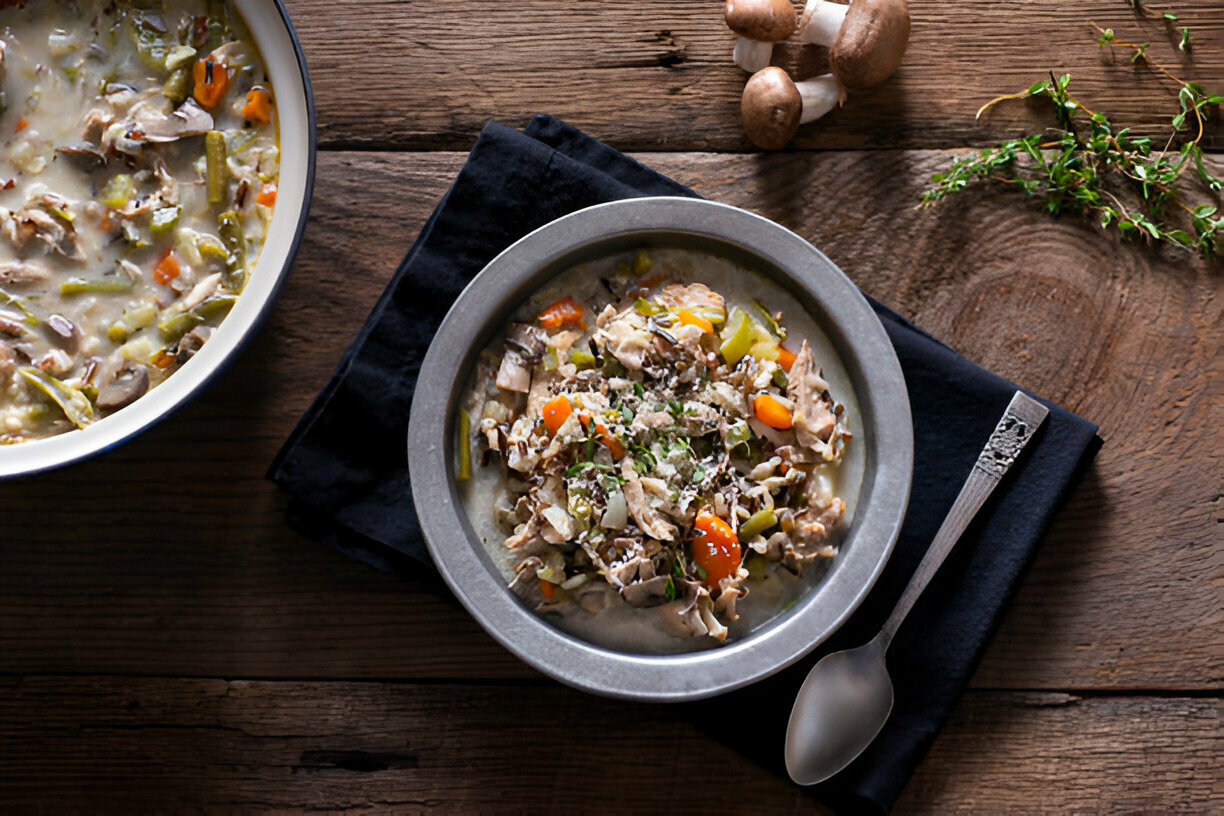 Chicken Mushroom Wild Rice Soup