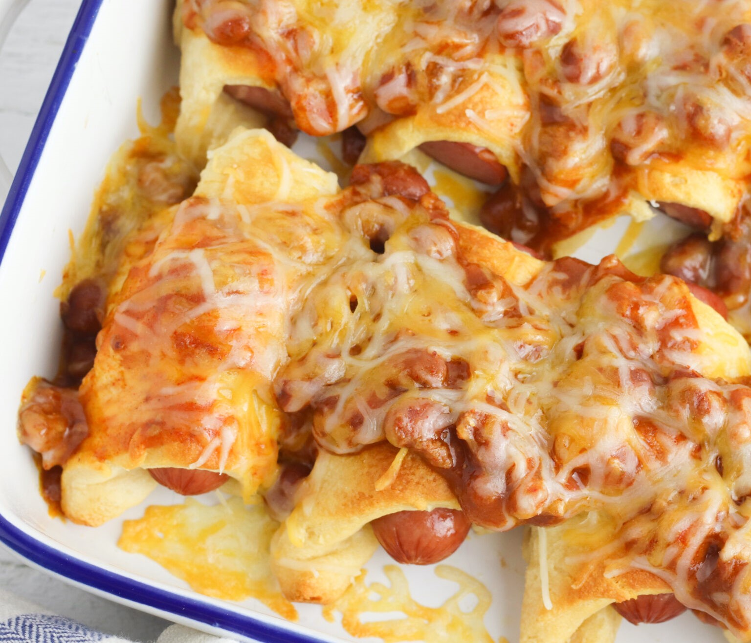 Chili Cheese Dog Casserole