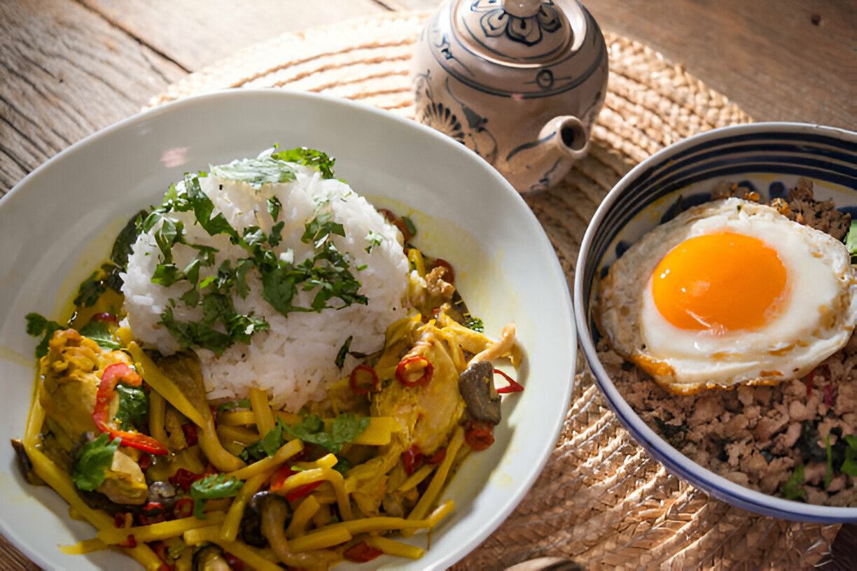 Coconut Chicken Rice Bowl