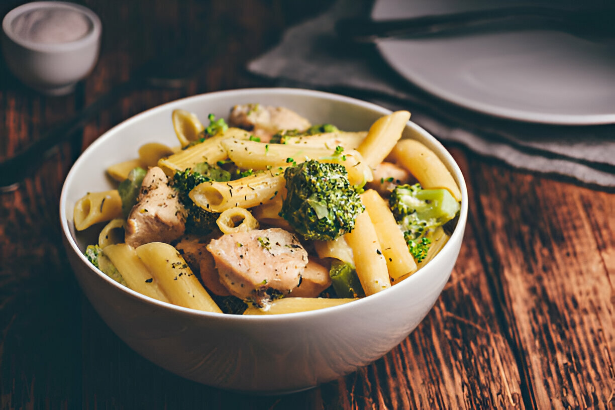 Creamy Broccoli and Chicken Penne