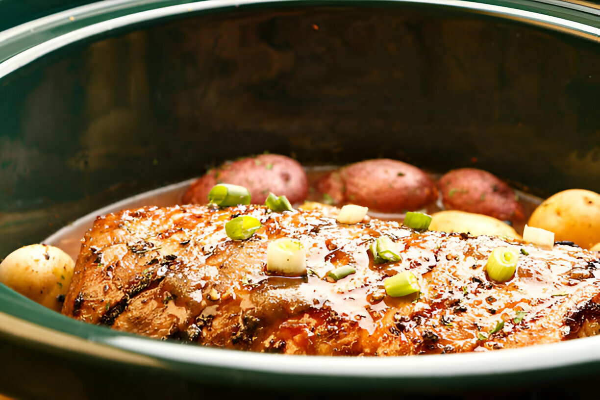 Easter Crock Pot Ham