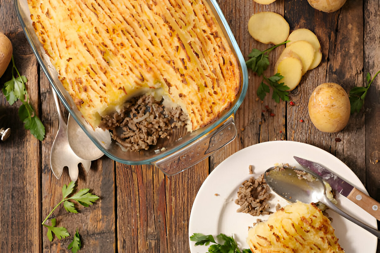 French Onion Ground Beef and Rice Casserole