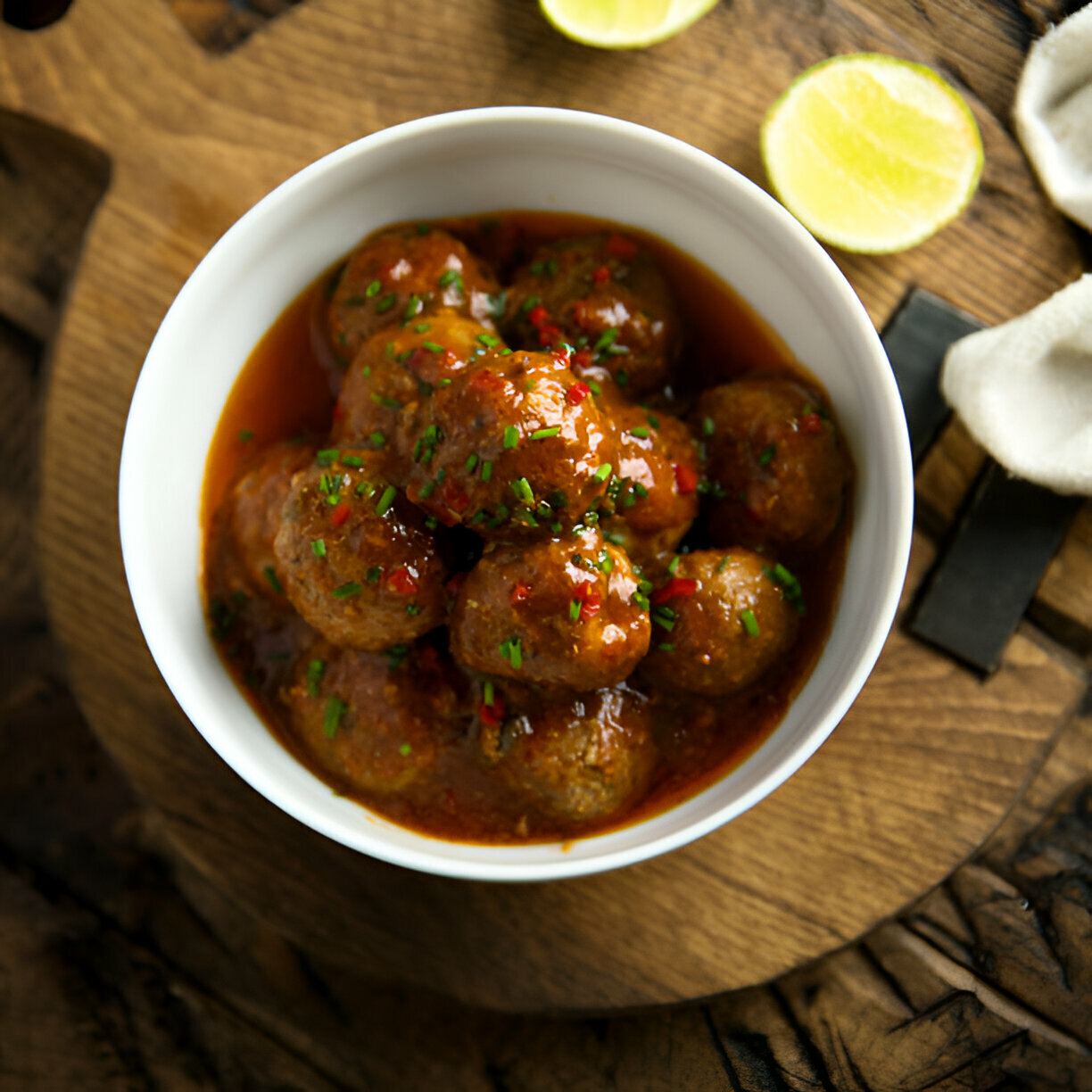 French Onion Meatballs