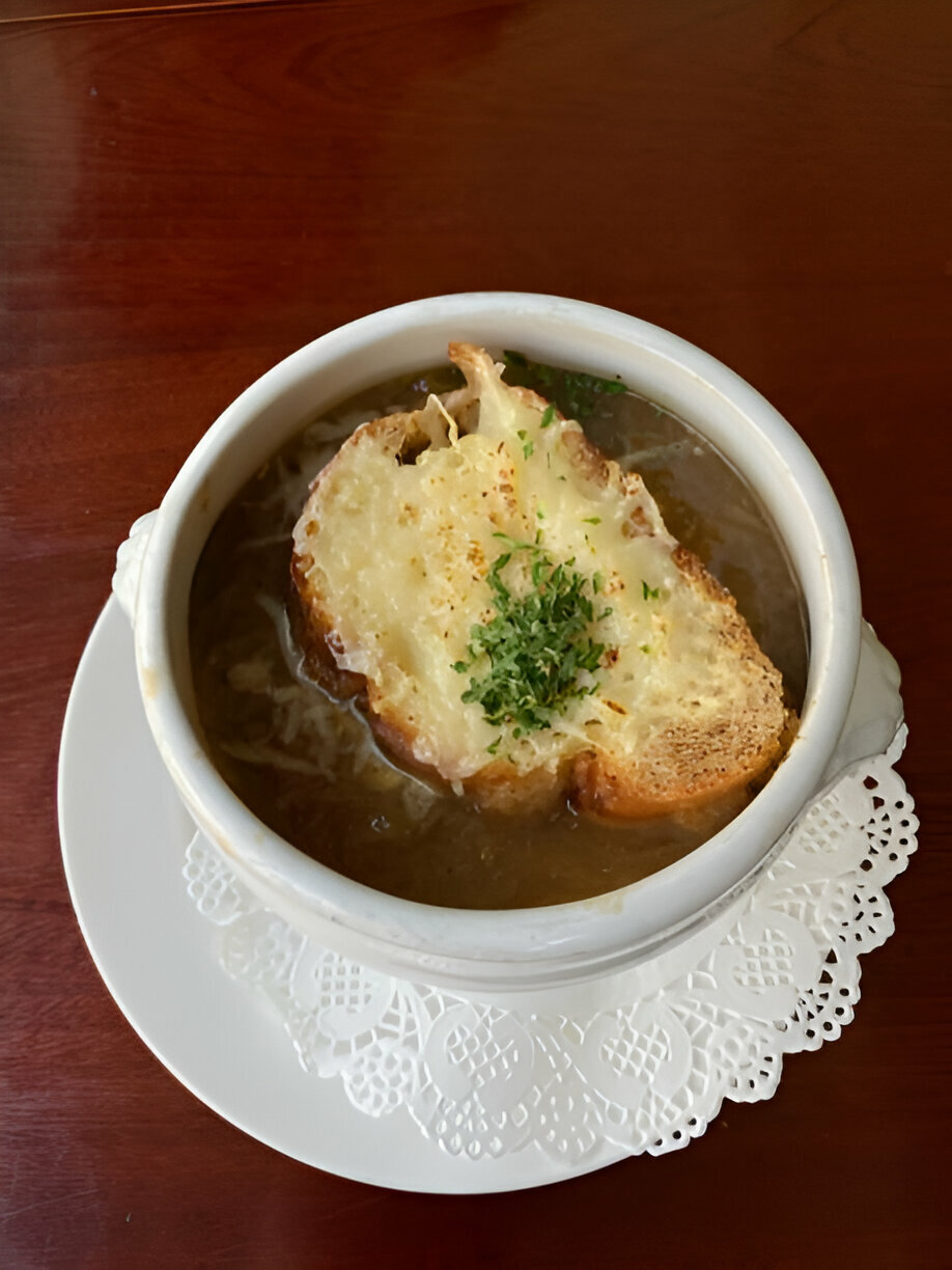 French Onion Short Rib Soup with Gruyère Toast