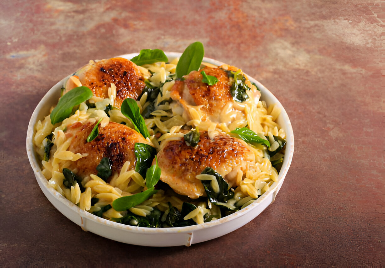 Garlic Butter Chicken Bites with Creamy Parmesan Pasta