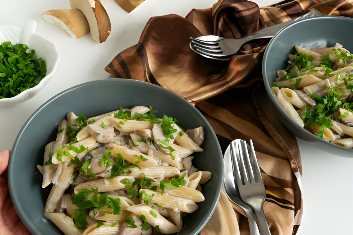 Garlic Mushroom Pasta