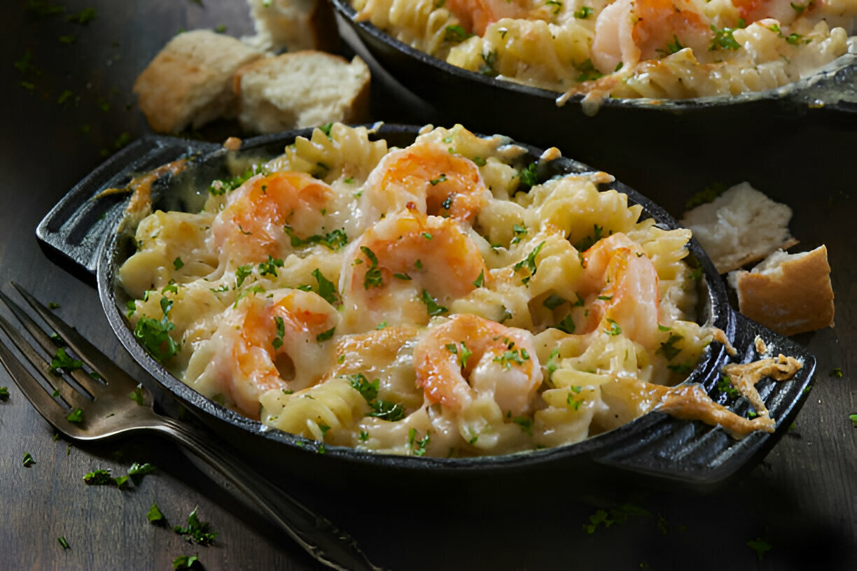 Garlic Parmesan Baked Shrimp