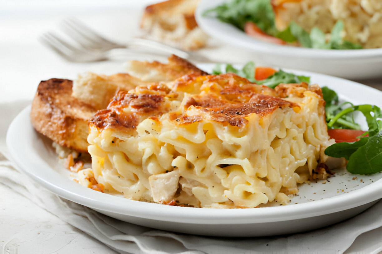 Gluten Free Garlic Chicken Lasagna