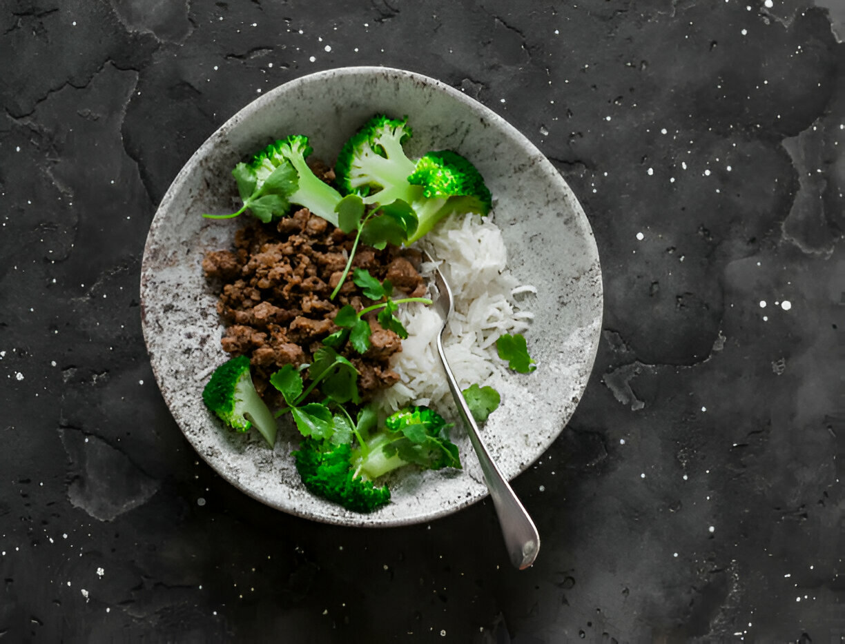 Ground Beef and Broccoli