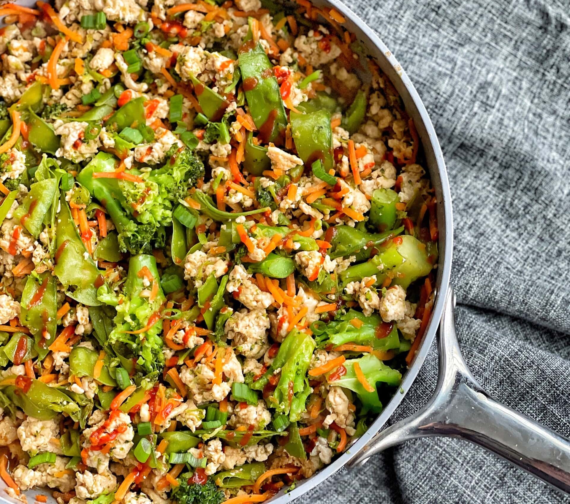 Ground Turkey Teriyaki Stir Fry