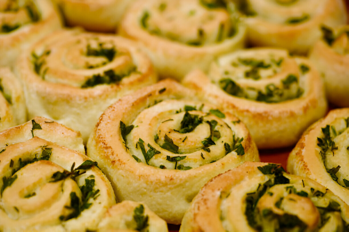 Herb & Garlic Swirl Rolls