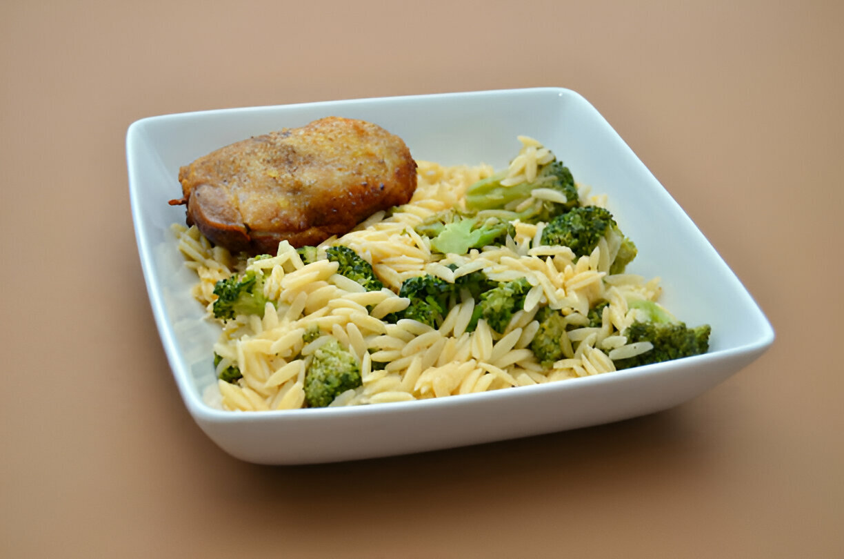 High Protein Chicken Orzo