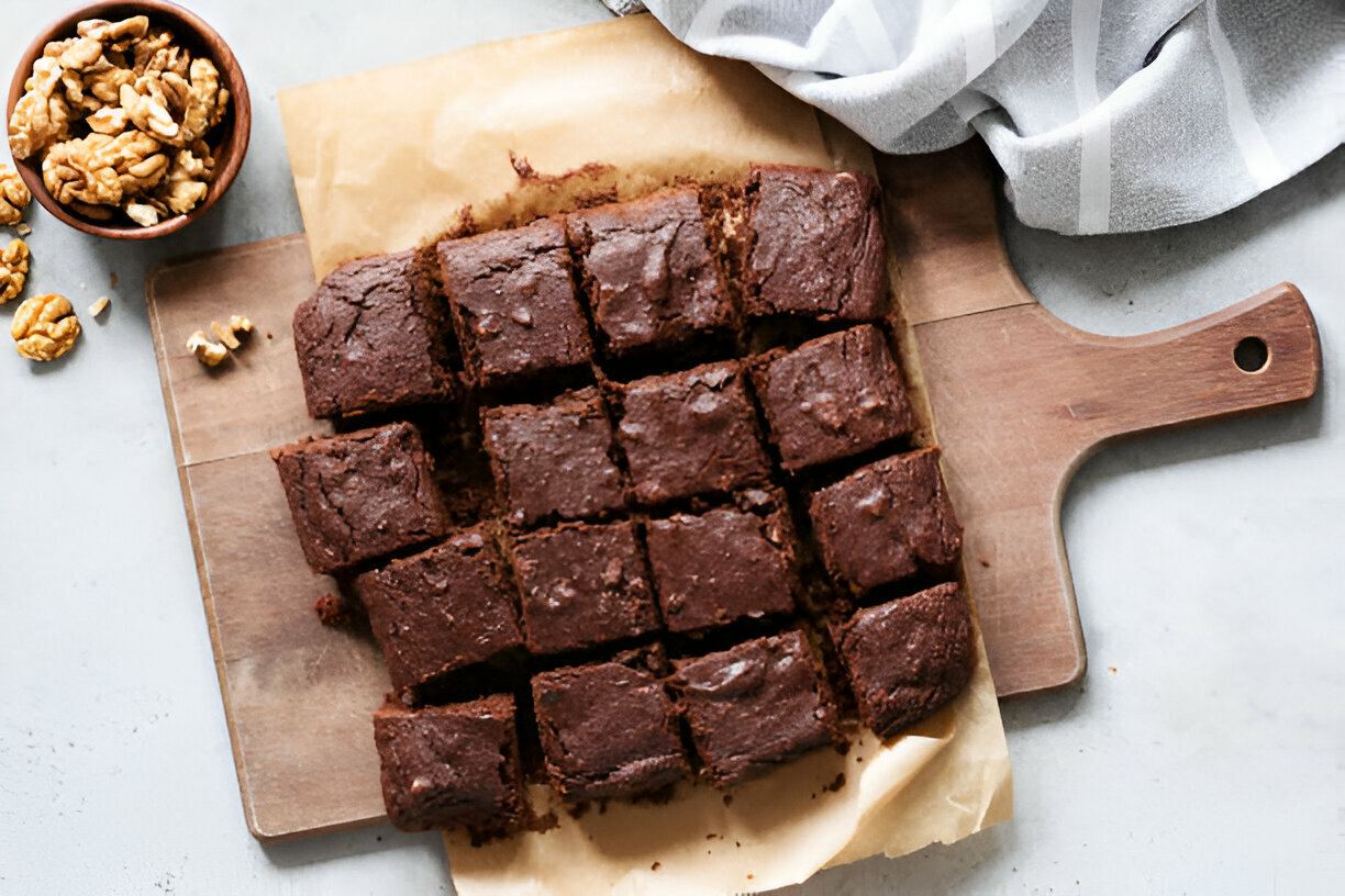 Homemade brownies