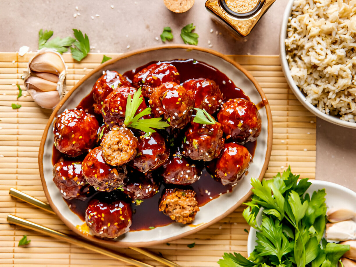 Honey Garlic Meatballs