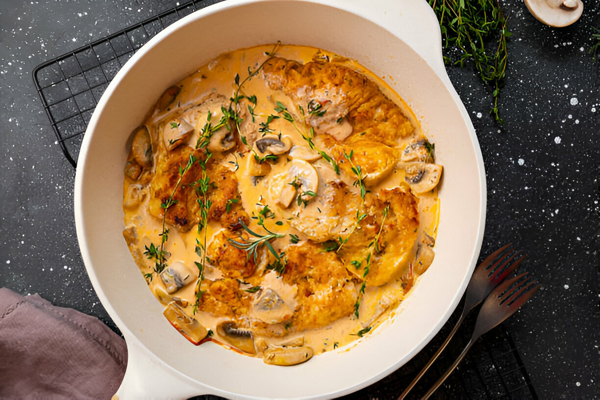 Keto Casserole Recipe - Keto Creamy Chicken