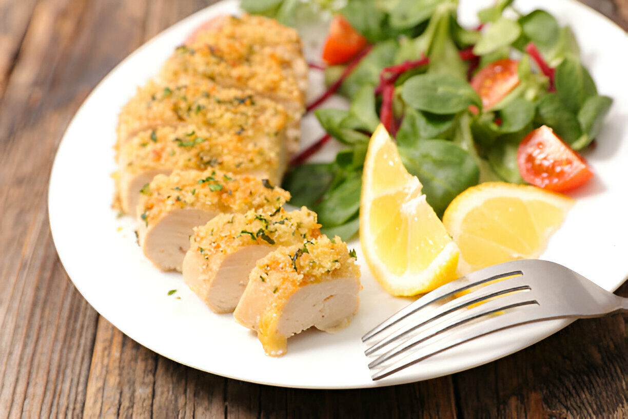 Keto Chicken Recipe - Parmesan Crusted Chicken