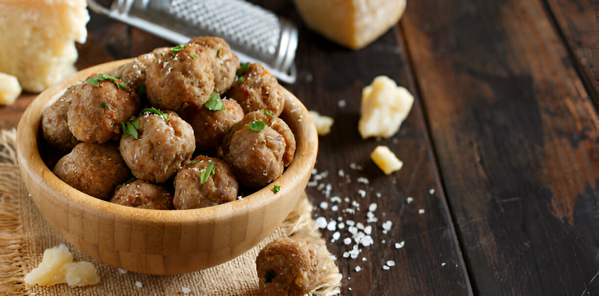 Keto Garlic Butter Meatballs 