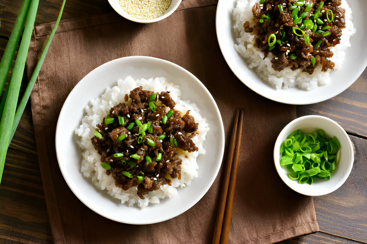 Korean Ground Beef Bowl