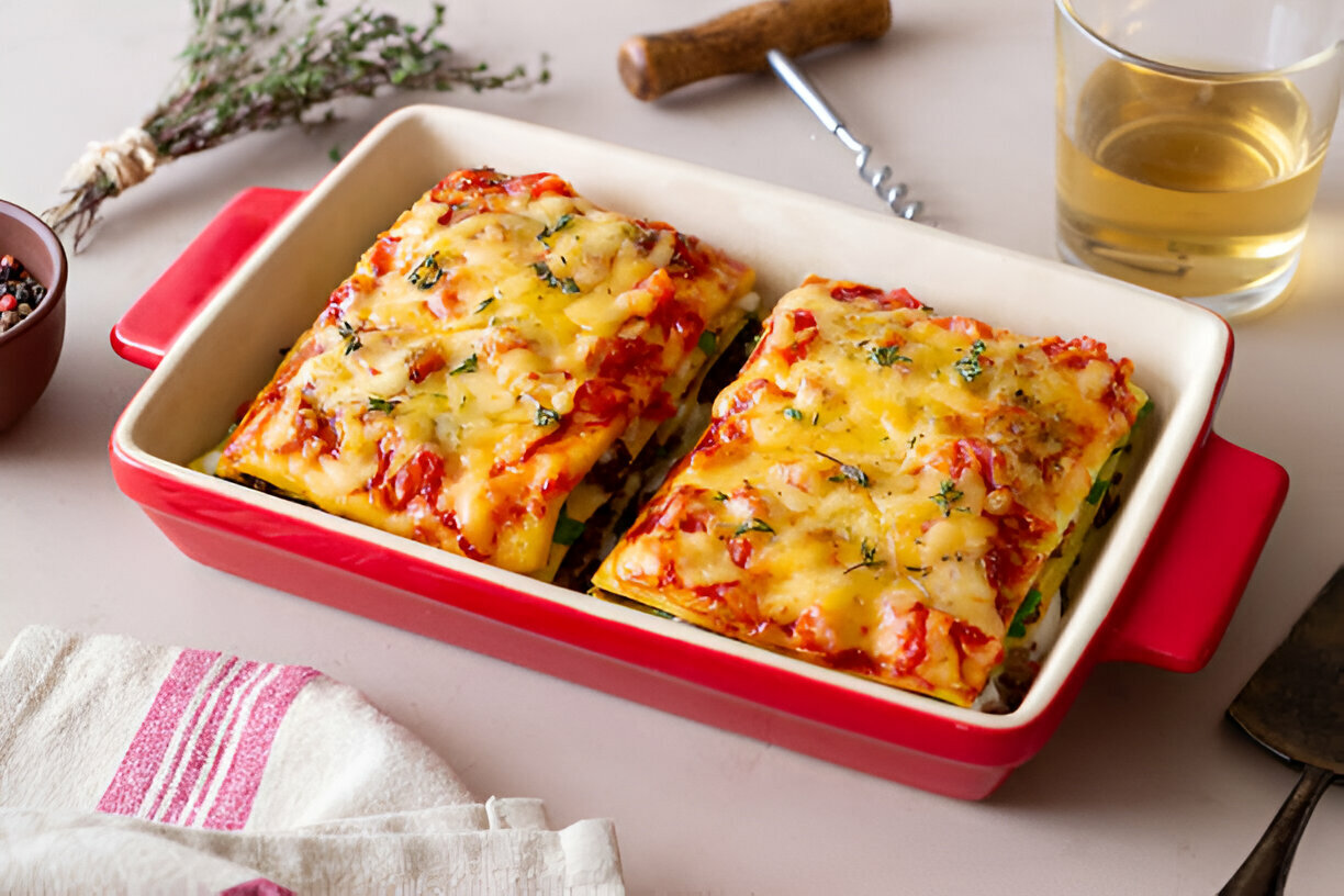 Loaded Veggie White Lasagna