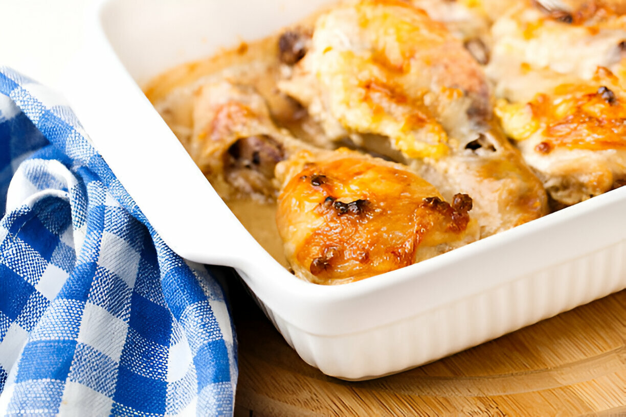 Low Carb Swiss Chicken Casserole