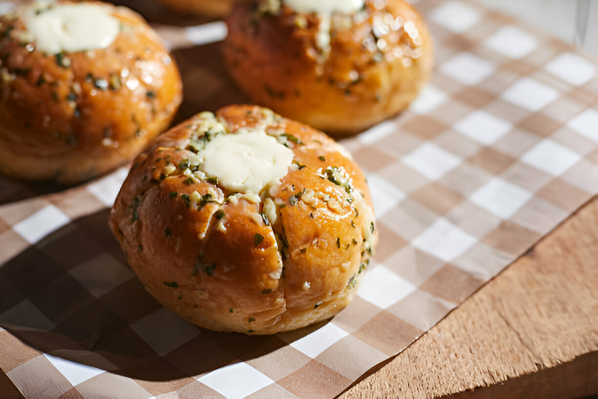 Mozzarella Stuffed Rosemary Parmesan Soft Pretzels