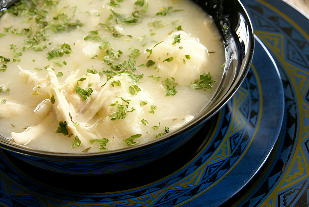 One Pot Chicken Dumpling Soup