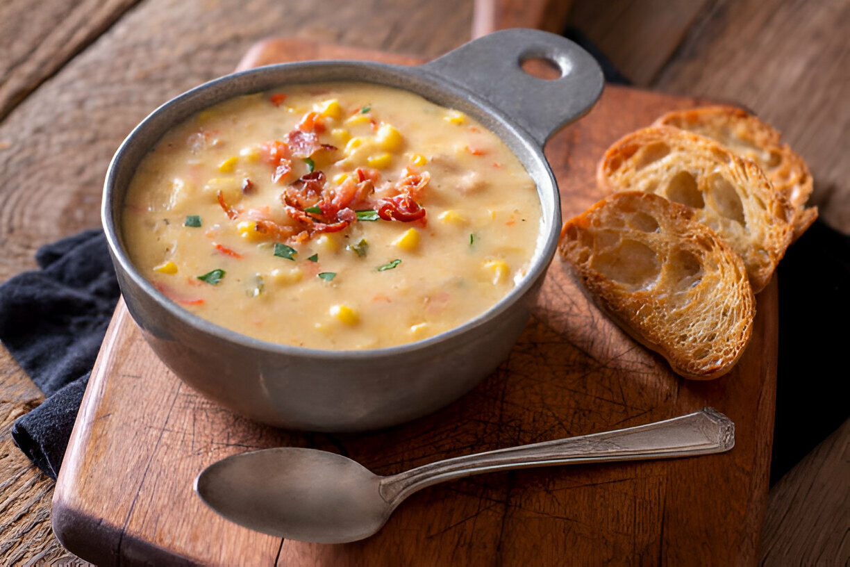 One-Pot Corn & Potato Chowder