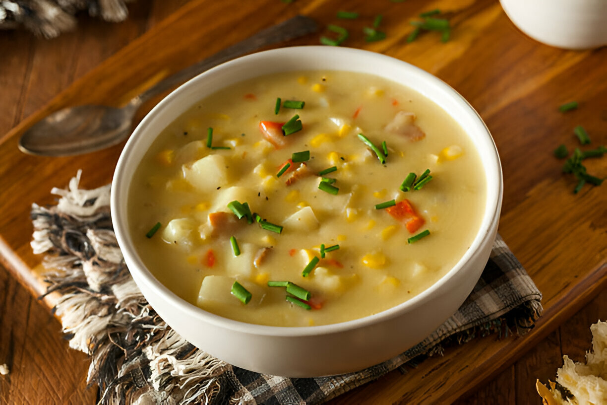 One-Pot Corn & Potato Chowder