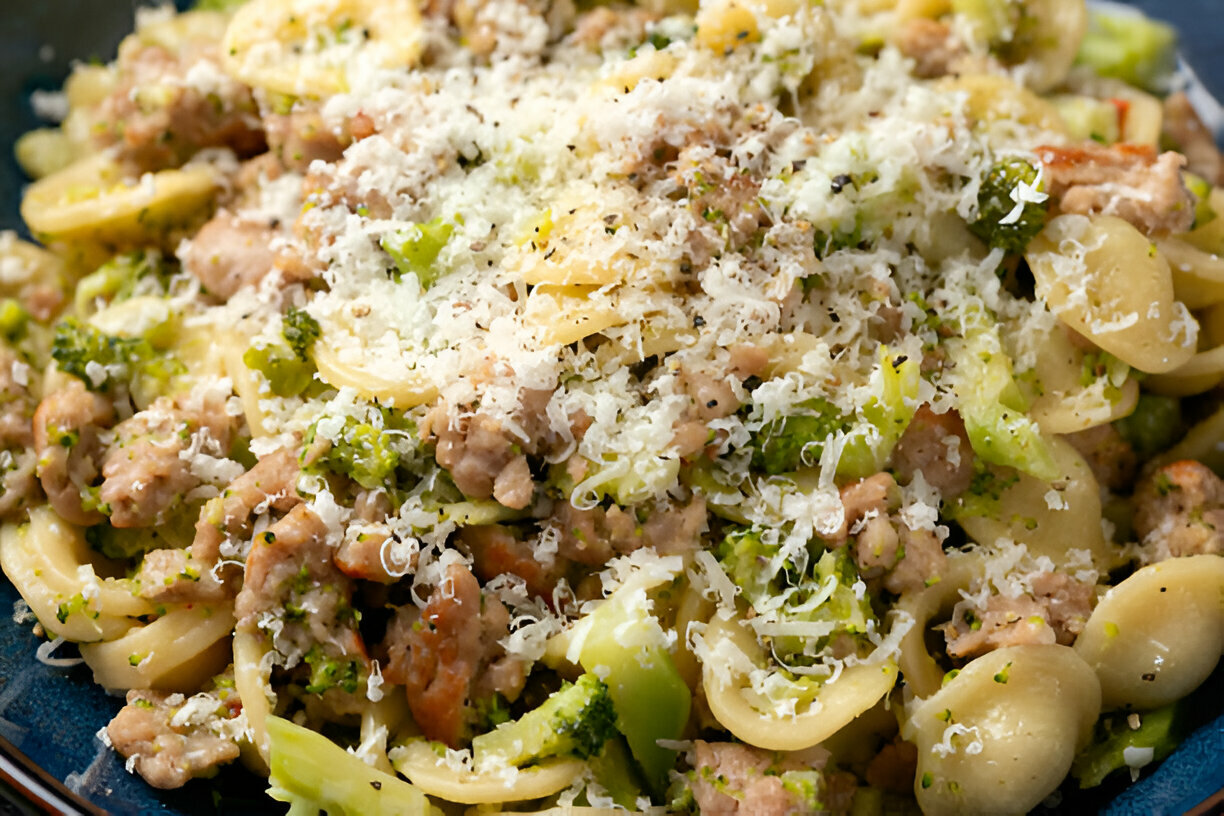 Orecchiette with Sausage and Broccoli