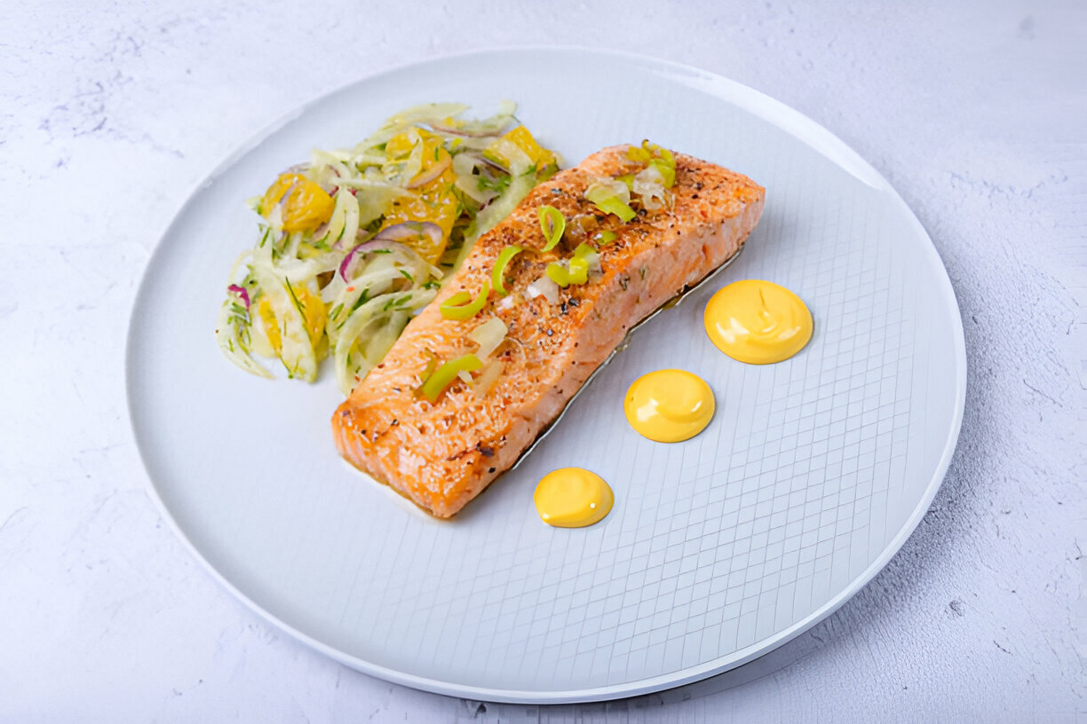 Pan Fried Orange Salmon