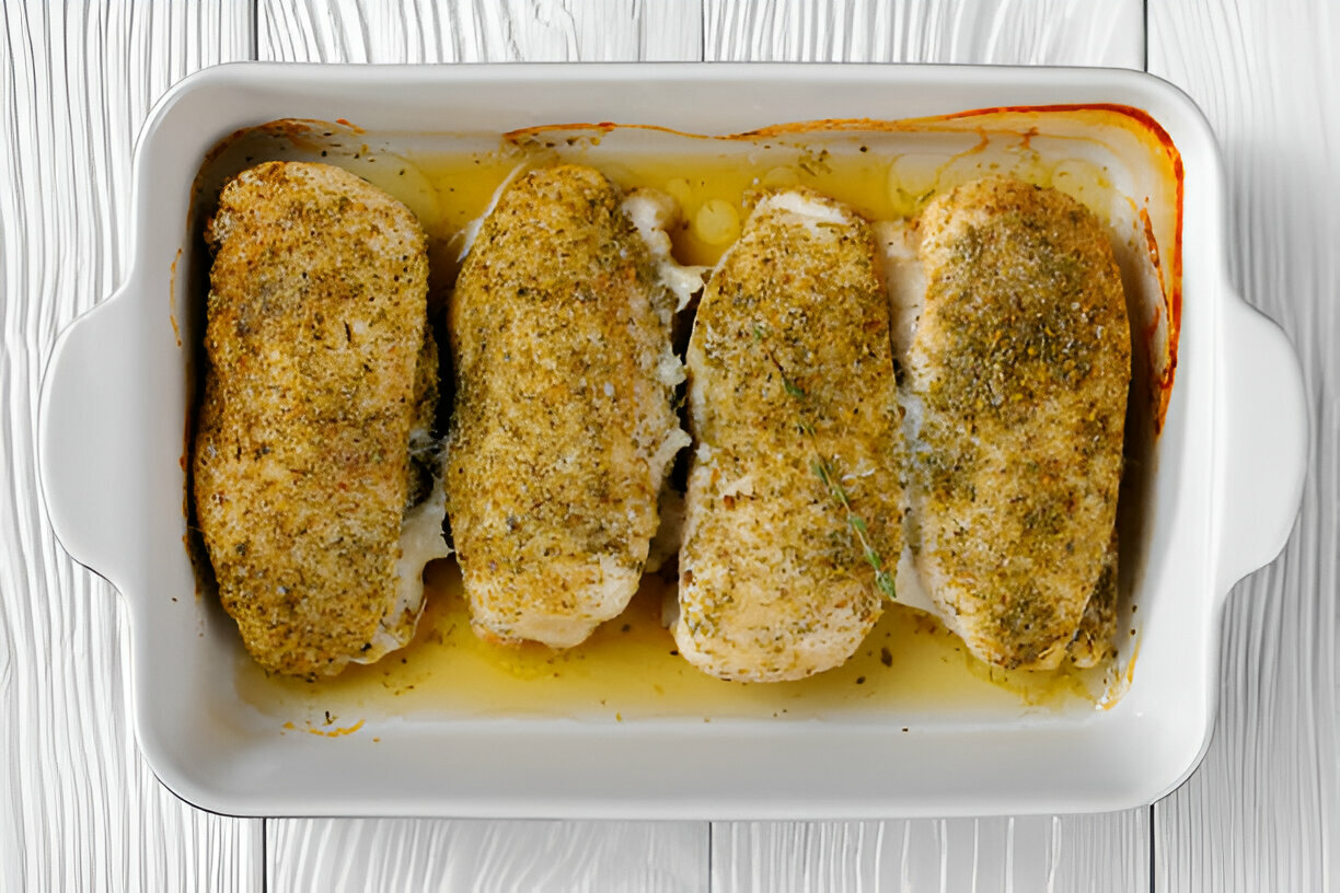 Parmesan Crusted Chicken Sheet Pan Dinner