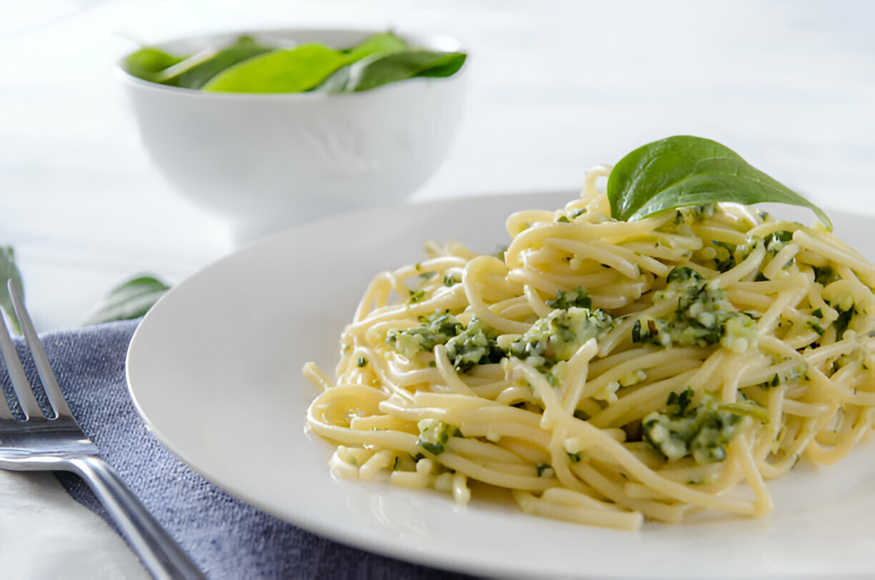 Quick Spinach Pasta