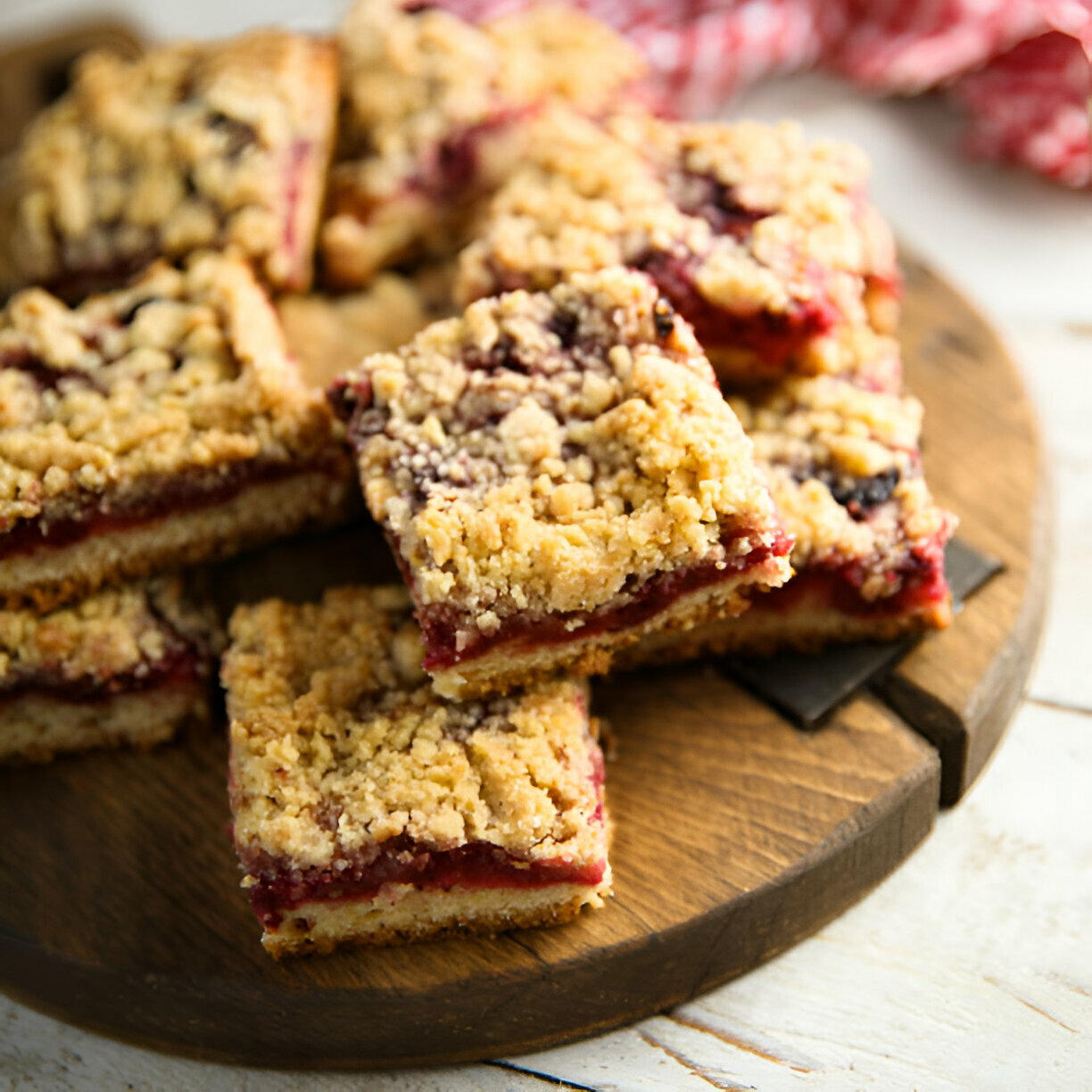 Raspberry Crumble Cookies