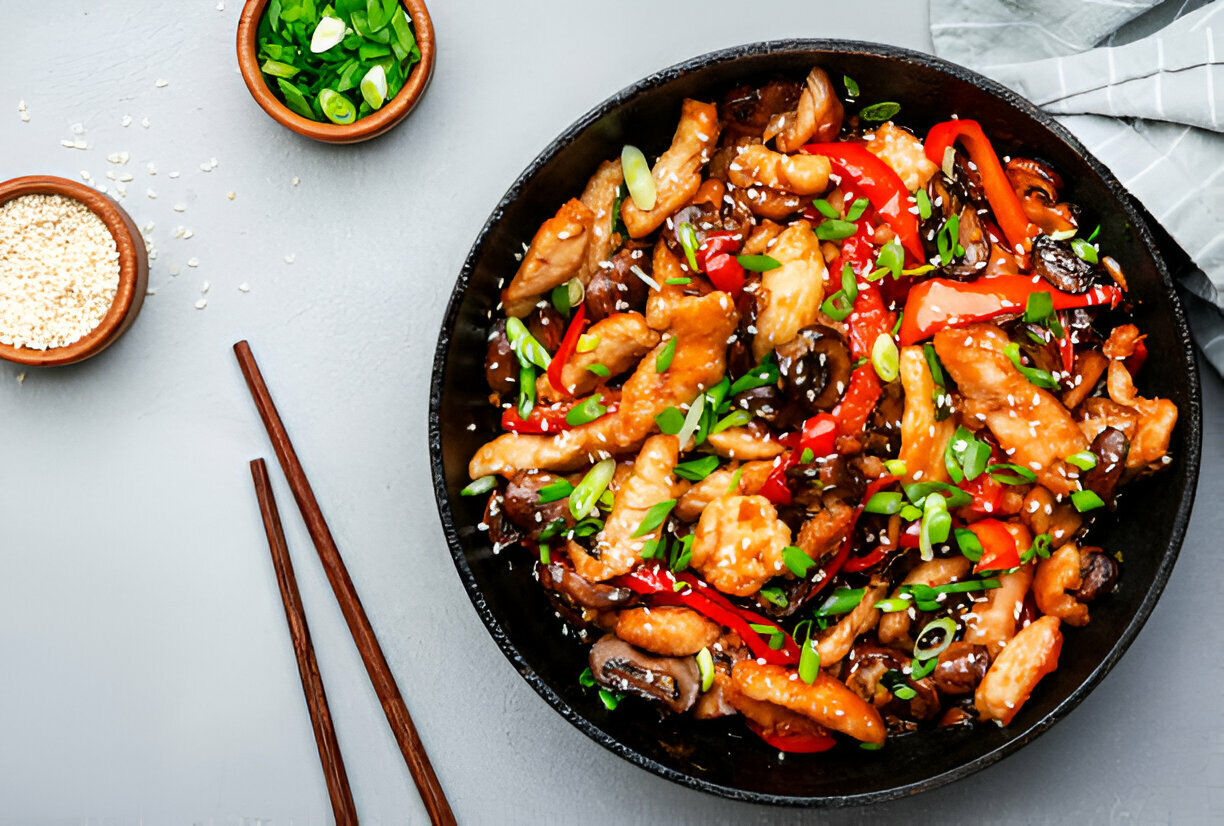 SESAME CHICKEN BOWLS