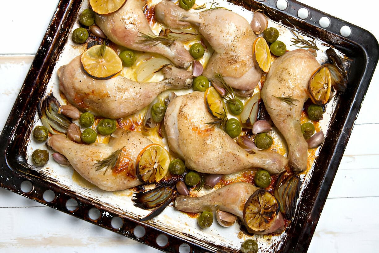 Sheet Pan Garlic Butter Chicken Meal