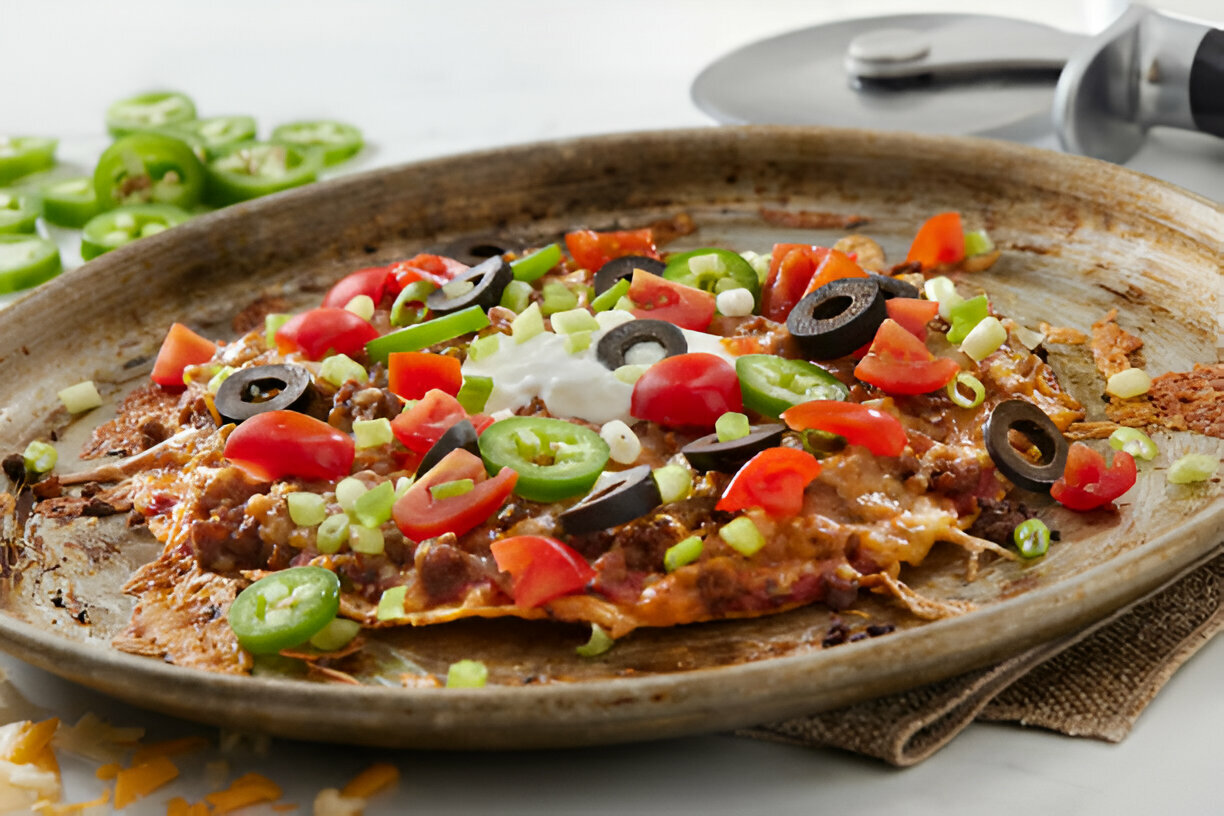 Sheet Pan Taco Pizza