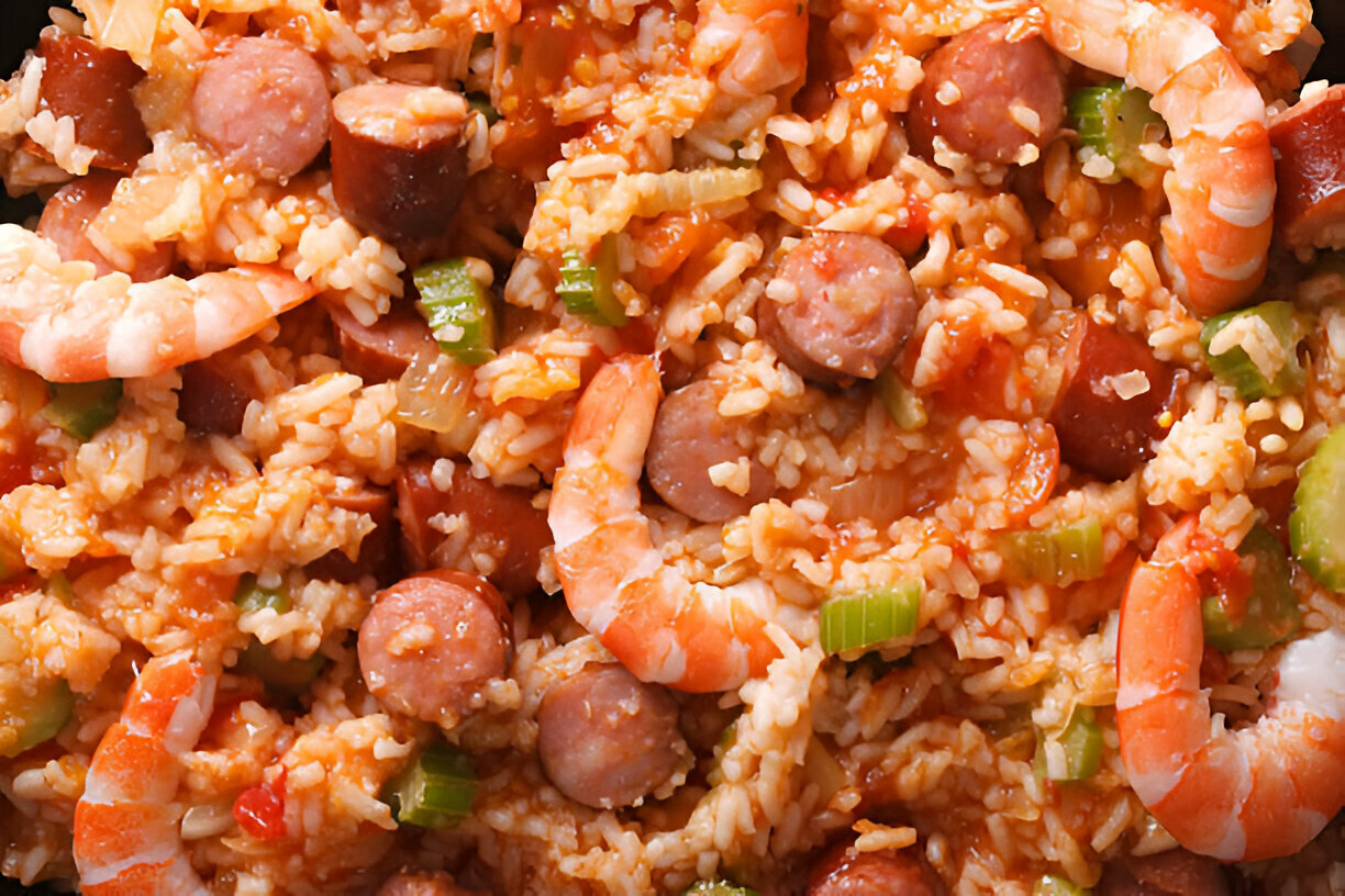 Shrimp Sausage Dirty Rice