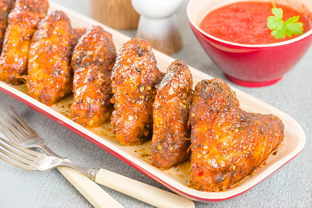 Smothered Chicken Wings Recipe