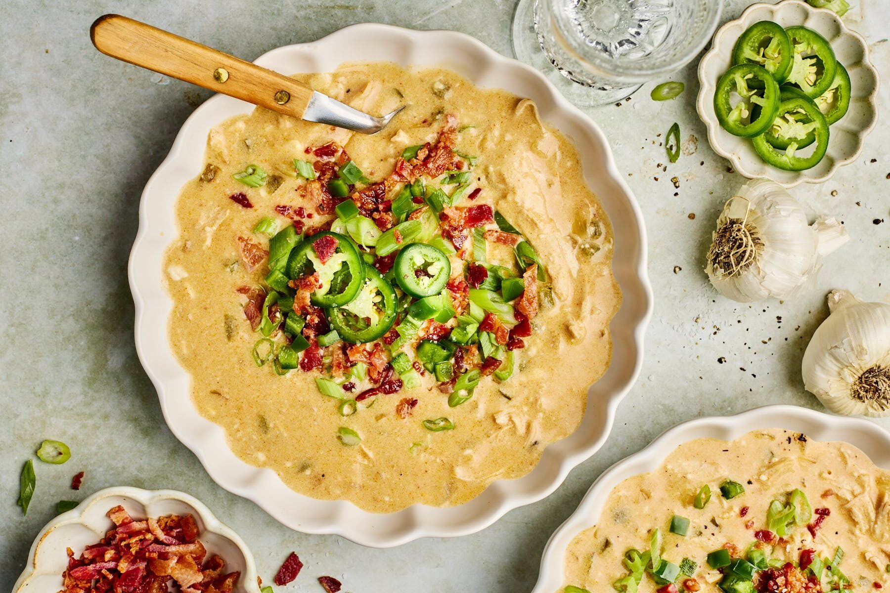 Spicy Jalapeño Popper Chicken Soup