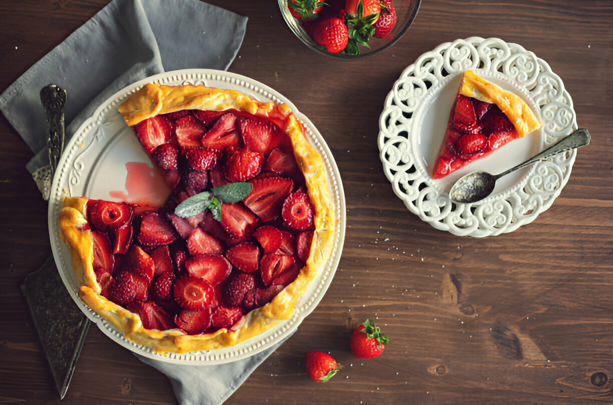 Strawberry Icebox Pie