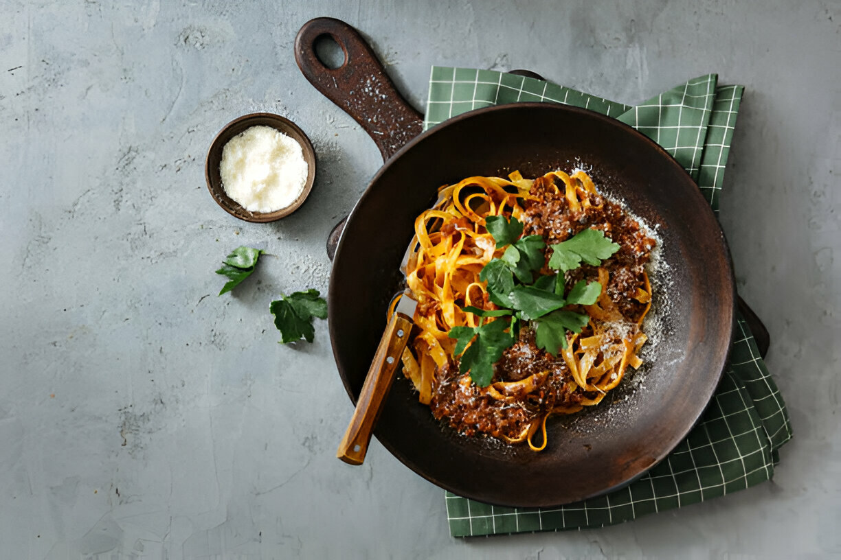 Stunning Mongolian Ground Beef Noodles